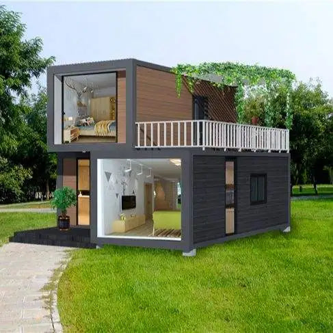 Double-wing Folding Box Movable Room Modular Prefabricated Container Building Folding Container House