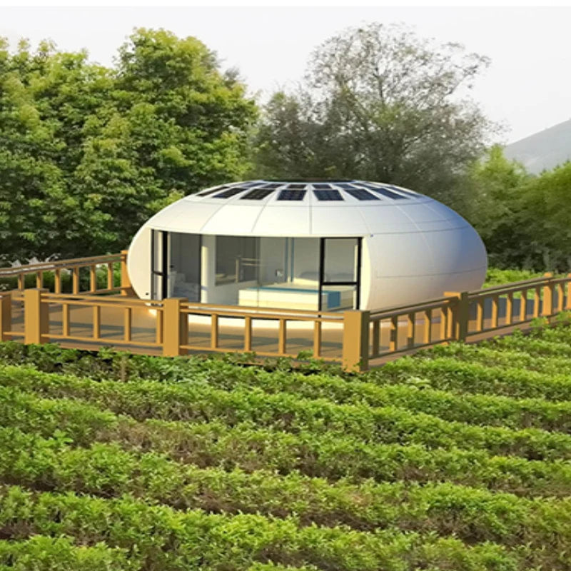 Space capsule mobile room, home stay hotel, outdoor star room, apple bin, glass room, container, outdoor mobile house