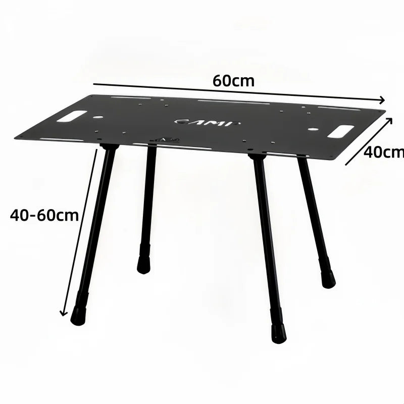 IGT Military Tactical Folding Table Lightweight Aluminum Alloy Adjustable Height Table Picnic Tables Outdoor Camping Equipment