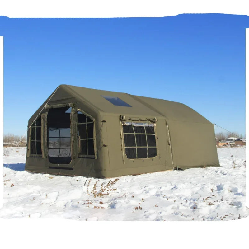 Hot Selling Design Green Air Tent Outdoor Camping Family Inflatable Tent