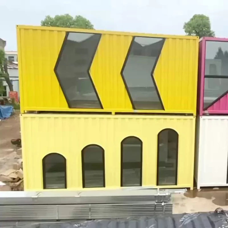 Container mobile house, home villa, kitchen, kiosk, shop, coffee shop, creative living room