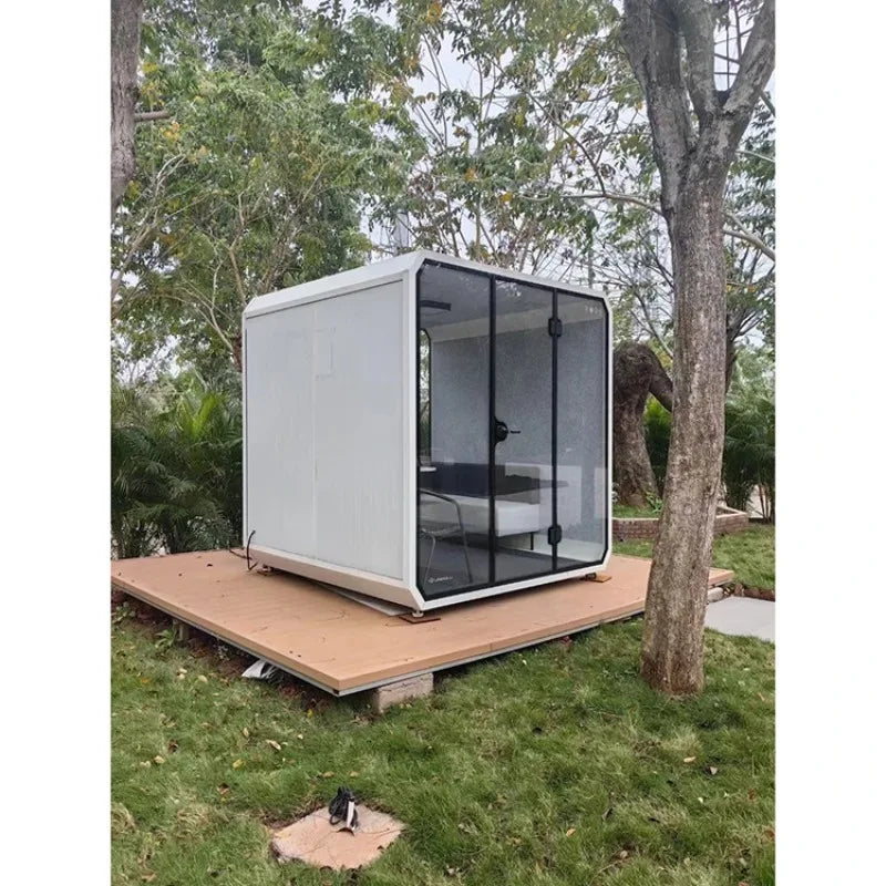 Sound Proof Booth At Home Meeting Soundproof Phone Booth Customized Prefab Mobile House Office Pod