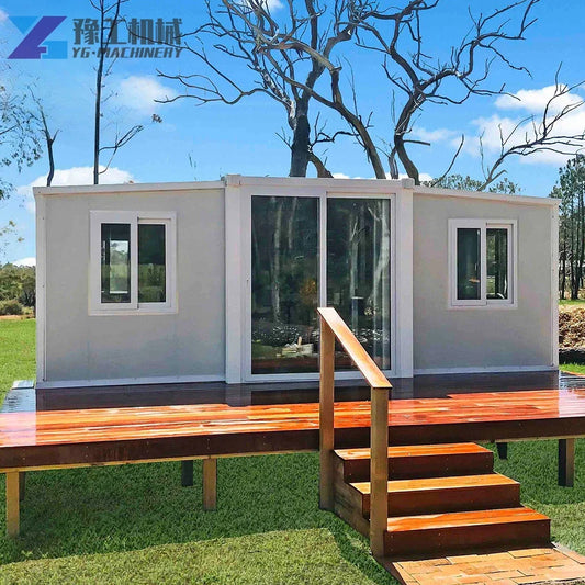 YG Fast Build 20Ft 40Ft Mobile Prefabricated Home 2 3 4 5 Bedroom Foldable Expandable Container House Prefab Living Villa