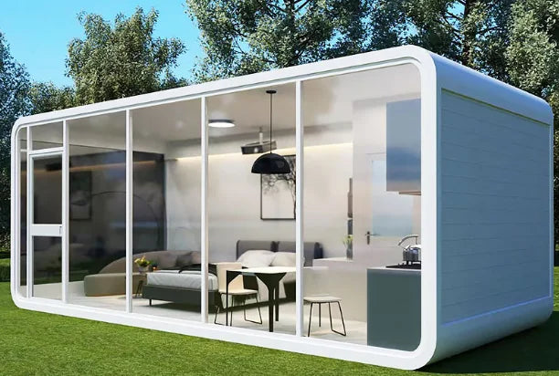 Prefab Family Container IOT Tiny House Mobile Home Luxury Prefabricated Building Space capsule carbin Smart Box Housing Module