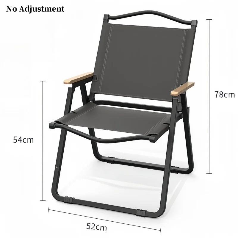 NEW Upgraded Kermit Chair 5 Gear Adjustable Angle Folding Chair Outdoor Camping High Back Chairs Garden Recliner Fishing Chair