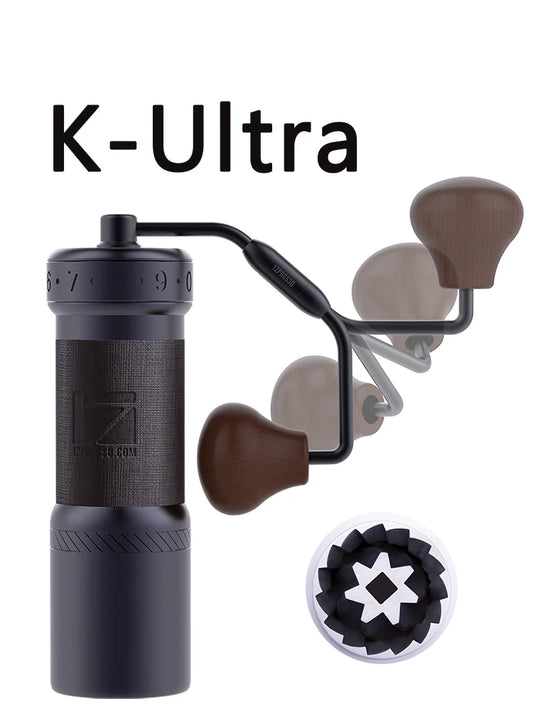 1Zpresso KUltra Manual Coffee Grinder Portable Mill 48mm Stainless Steel Burr