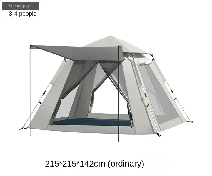 Waterproof Inflatable Tent Luxury Camping Hotel Tent 5-8 People Larger Portable Camping Tent With Air Pump For Family Party