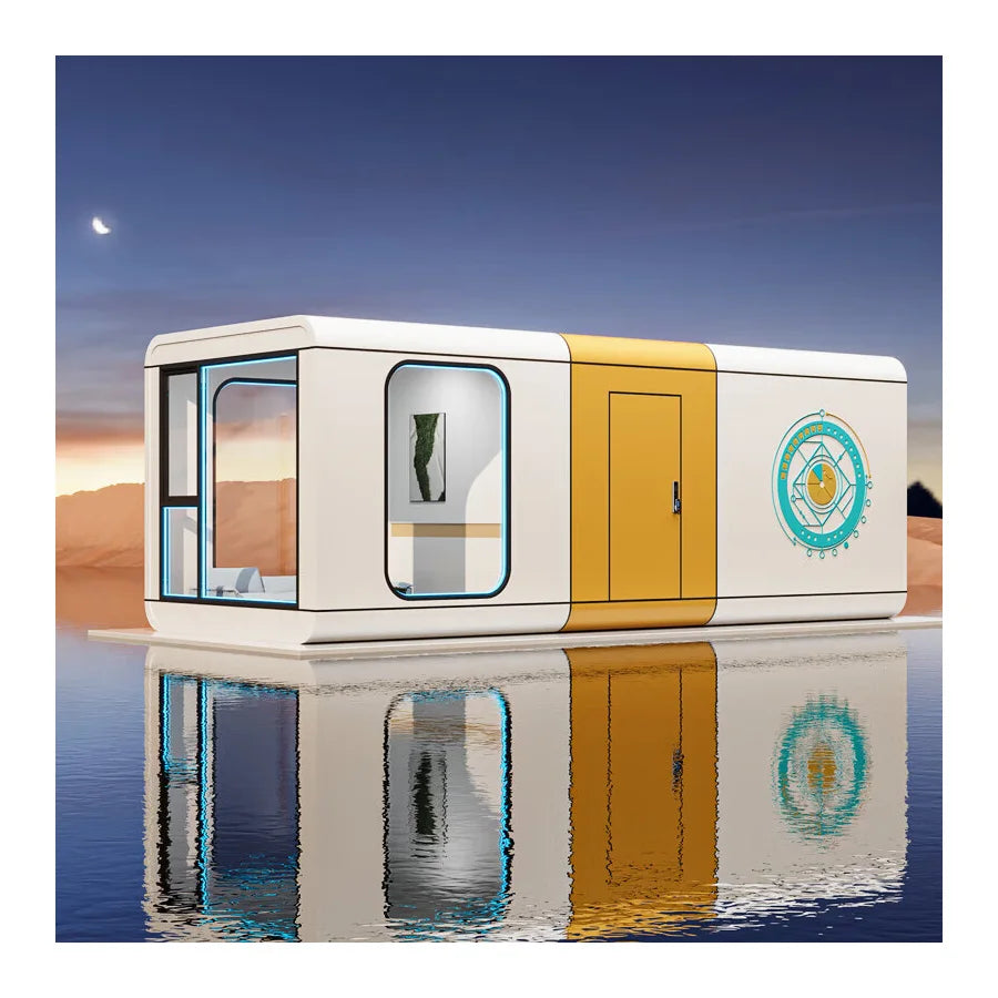 Space Capsule House Modular Mobile Home Customize Color Customizable Cost effective Easily Movable Comply permit requirements