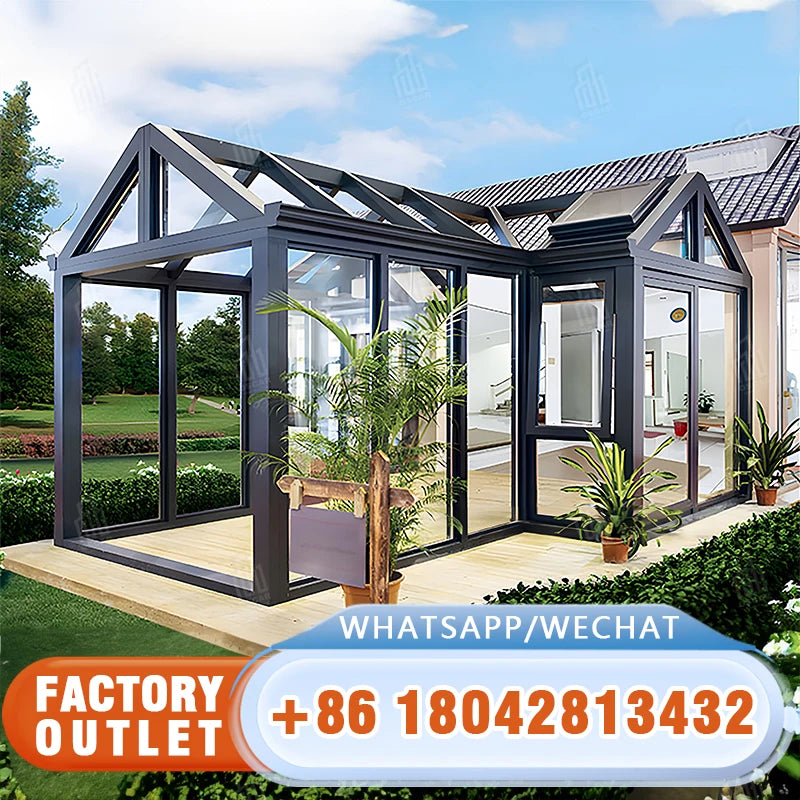 Prefabricated sunroom tiny casa containers homes houses mobile modular office pods portable prefab prefabricada space