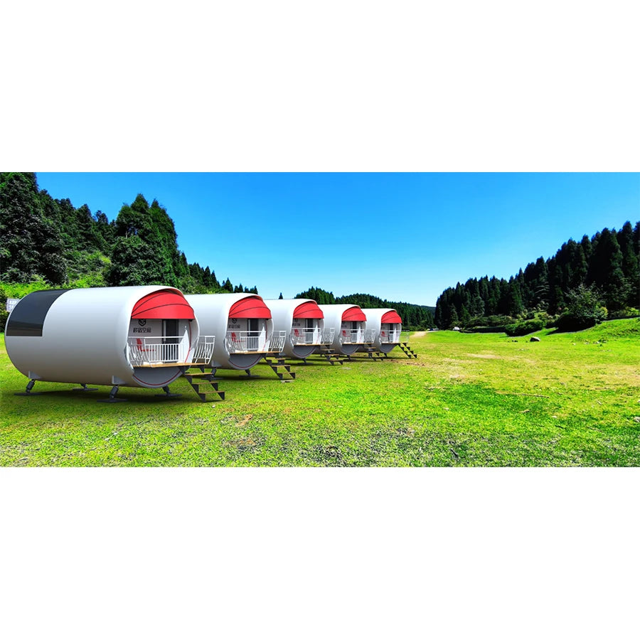 Space Capsule Mobile Home House Multi Room Business Modular  Customizes Thermal Insulation Resort area luxury container homes