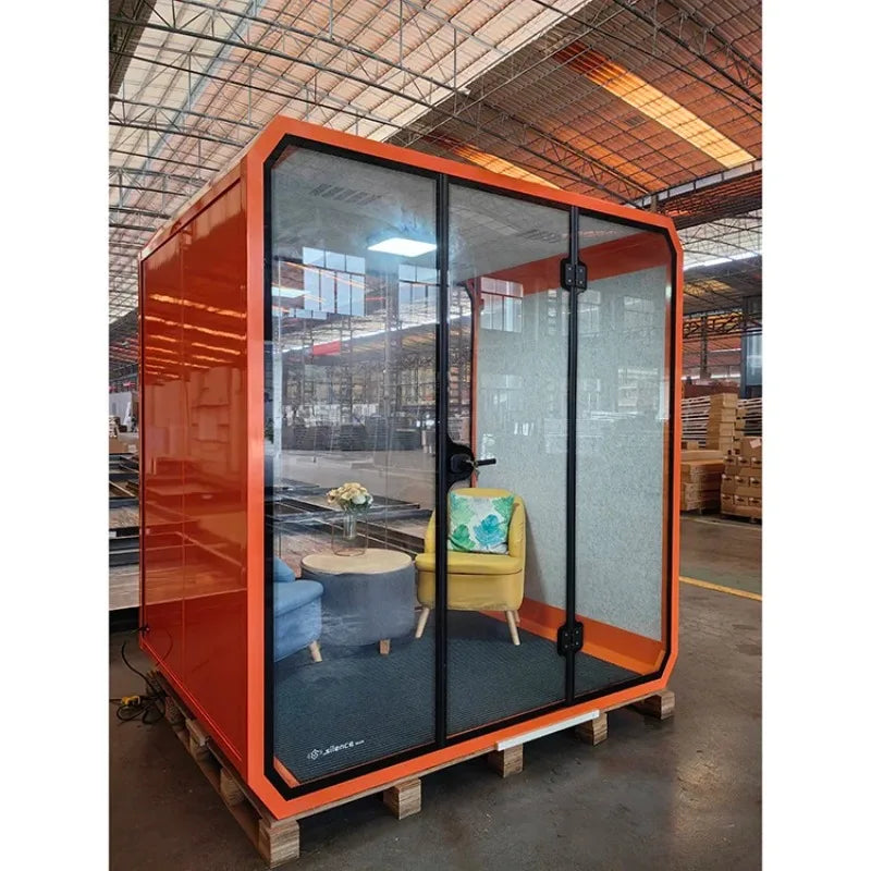 Sound Proof Booth At Home Meeting Soundproof Phone Booth Customized Prefab Mobile House Office Pod