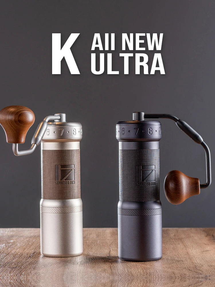 1Zpresso KUltra Manual Coffee Grinder Portable Mill 48mm Stainless Steel Burr