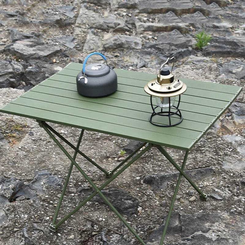 Outdoor Folding Table Ultralight Portable camping Hiking Barbecue Table Aluminum Alloy Small Table For Garden Party Picnic BBQ