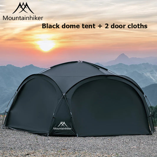 Mountainhiker 8-10 person outdoor camping dome camping tent lightweight luxury round large canopy large sunshade pavilion tent