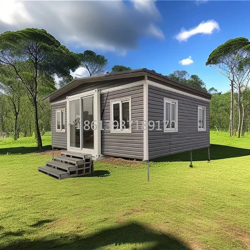 Australia Granny Flat 40 Ft 20 Ft Prefab Luxury Villa Mobile Prefabricated Home Expandable Container House with 3 Large Bedroom