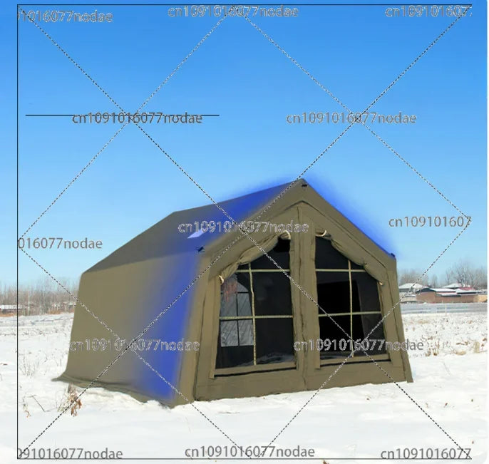 Hot Selling Design Green Air Tent Outdoor Camping Family Inflatable Tent