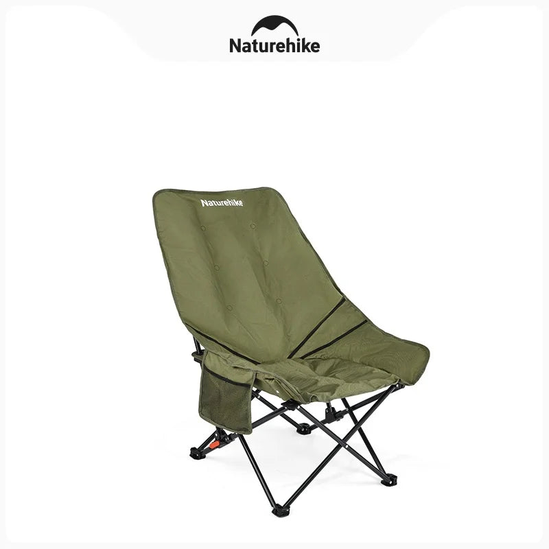 Naturehike Sea Star 001 Moon Chair Outdoor Camping Adjustable Lounging Chair High Back Cotton Filling Fishing Folding Chair