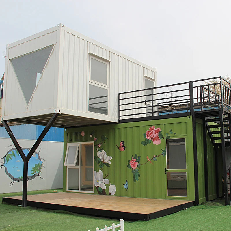 Economic Best Prefab Container Homes Snack Street Ecological Restaurant Brand New Mobile Homes For Sale Container Houses Europe