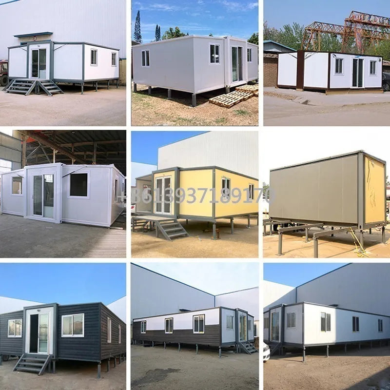 Australia Granny Flat 40 Ft 20 Ft Prefab Luxury Villa Mobile Prefabricated Home Expandable Container House with 3 Large Bedroom