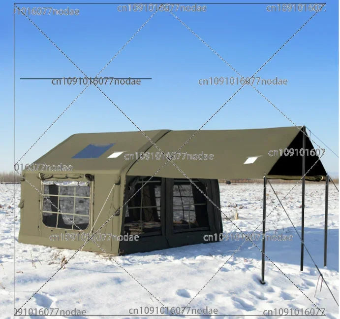 Hot Selling Design Green Air Tent Outdoor Camping Family Inflatable Tent