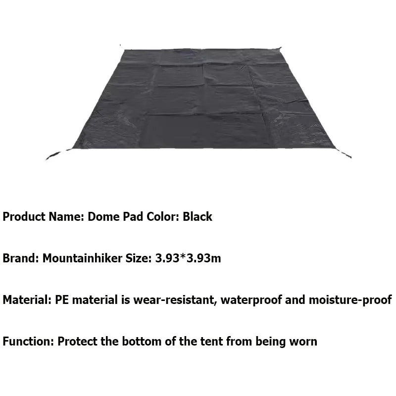 Mountainhiker 8-10 person outdoor camping dome camping tent lightweight luxury round large canopy large sunshade pavilion tent