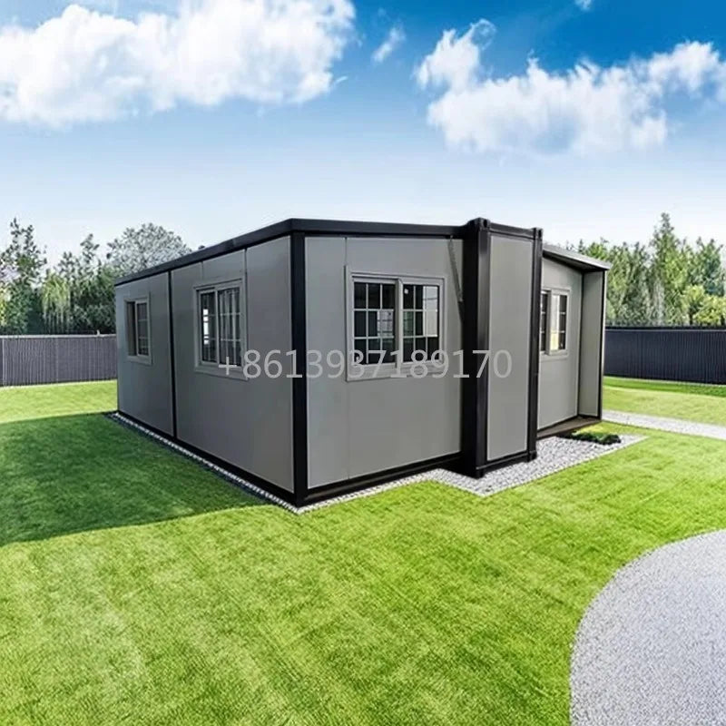 Australia Granny Flat 40 Ft 20 Ft Prefab Luxury Villa Mobile Prefabricated Home Expandable Container House with 3 Large Bedroom