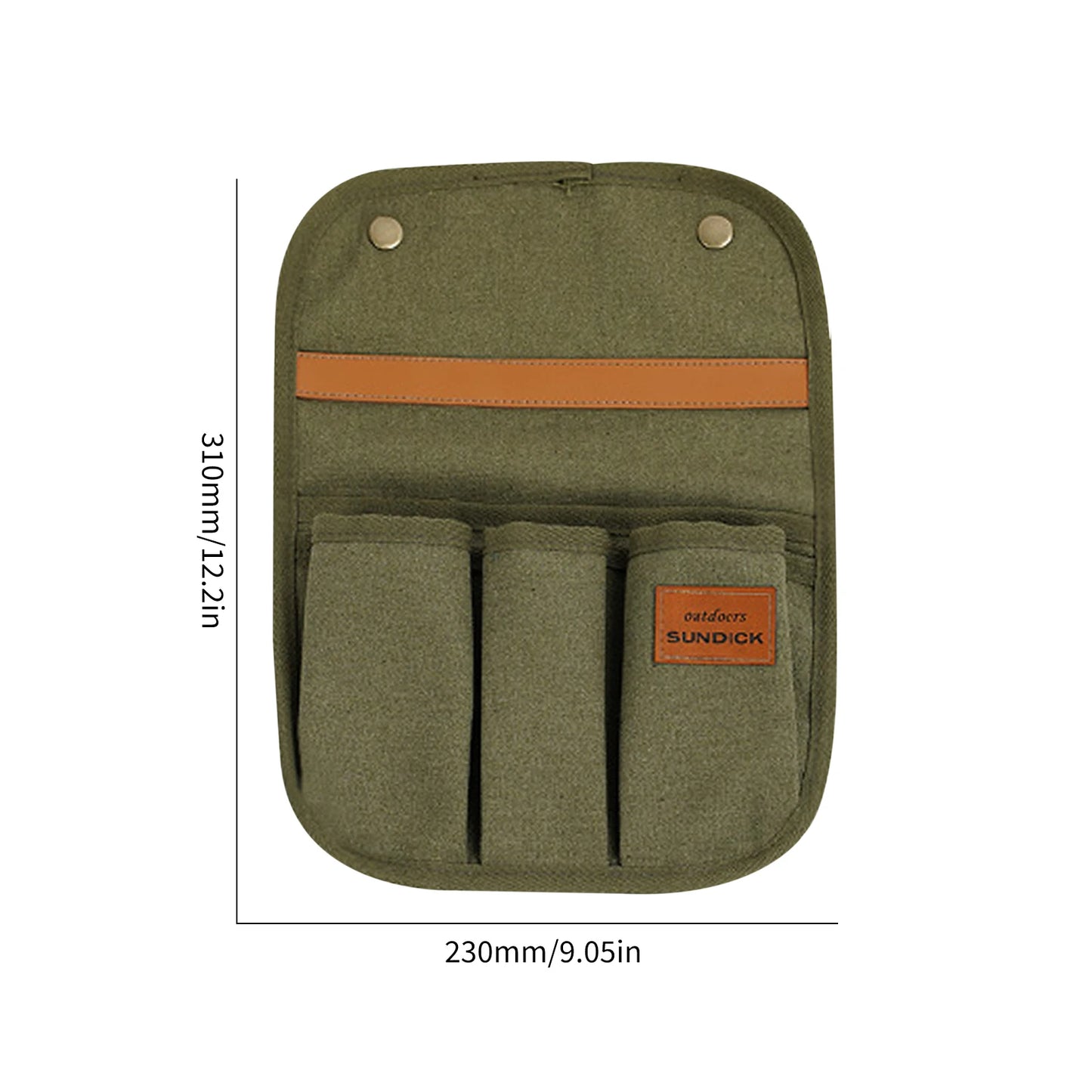 Camping Chair Armrest Storage Bag Canvas Folding Chair Organizer Side Pocket Pouch Bag for Outdoor Camping Picnic Fishing Bag