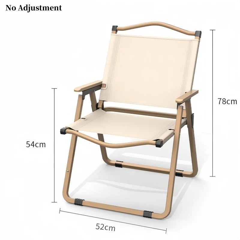 NEW Upgraded Kermit Chair 5 Gear Adjustable Angle Folding Chair Outdoor Camping High Back Chairs Garden Recliner Fishing Chair