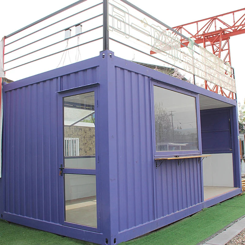 Economic Best Prefab Container Homes Snack Street Ecological Restaurant Brand New Mobile Homes For Sale Container Houses Europe