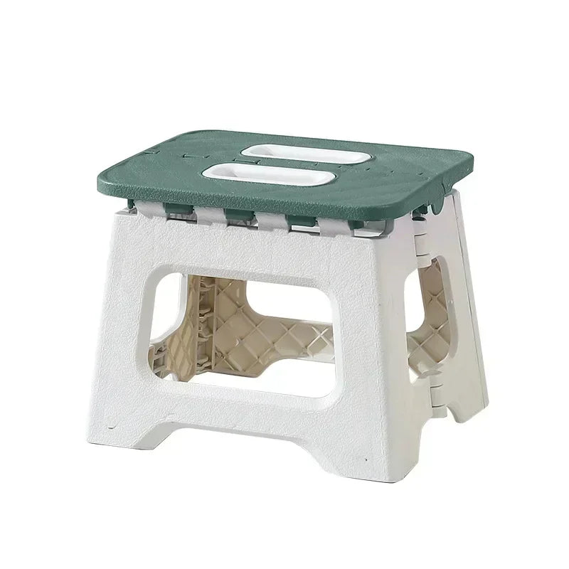 Outdoor Folding Stool Portable Household Plastic Small Stool Outdoor Fishing Camping Stool Stall Children Small Bench Gifts