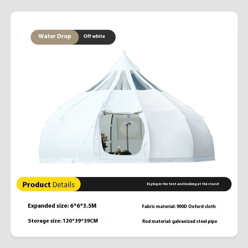 Outdoor Luxury Camping Star Tent Air Dome Tent Glamping Mongolian Yurt Waterproof Sun Protection Four Seasons spherical Tent