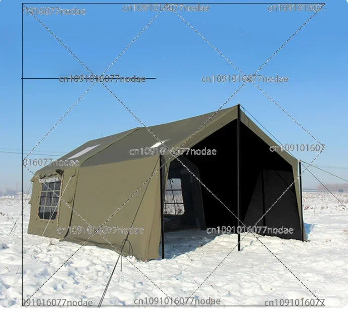 Hot Selling Design Green Air Tent Outdoor Camping Family Inflatable Tent