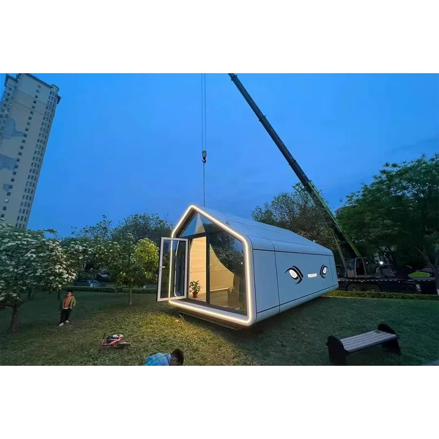 Space Capsule Mobile Home Temperature control House Multi Room space capsule house space capsule homeCustomize Color