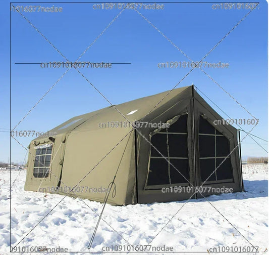 Hot Selling Design Green Air Tent Outdoor Camping Family Inflatable Tent