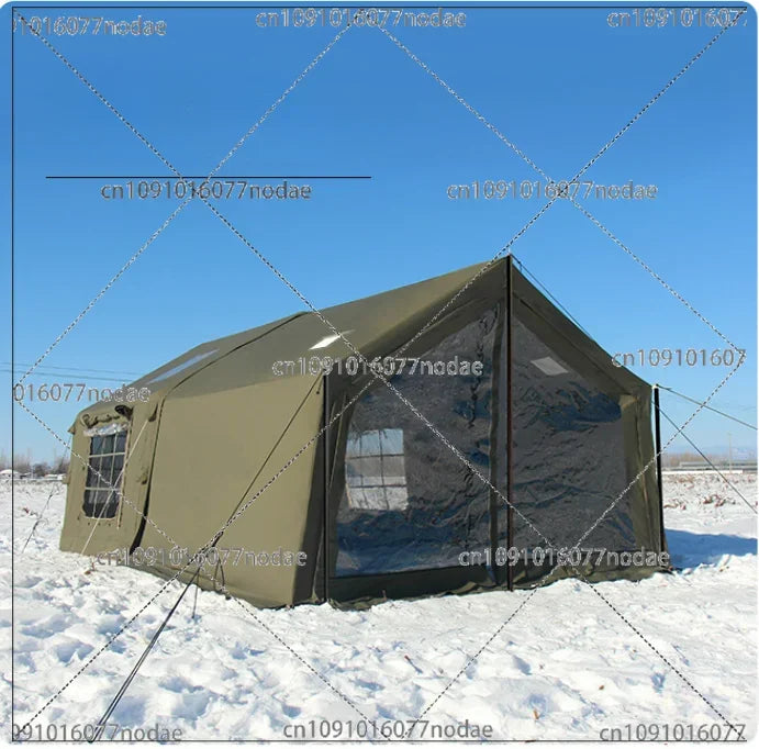 Hot Selling Design Green Air Tent Outdoor Camping Family Inflatable Tent