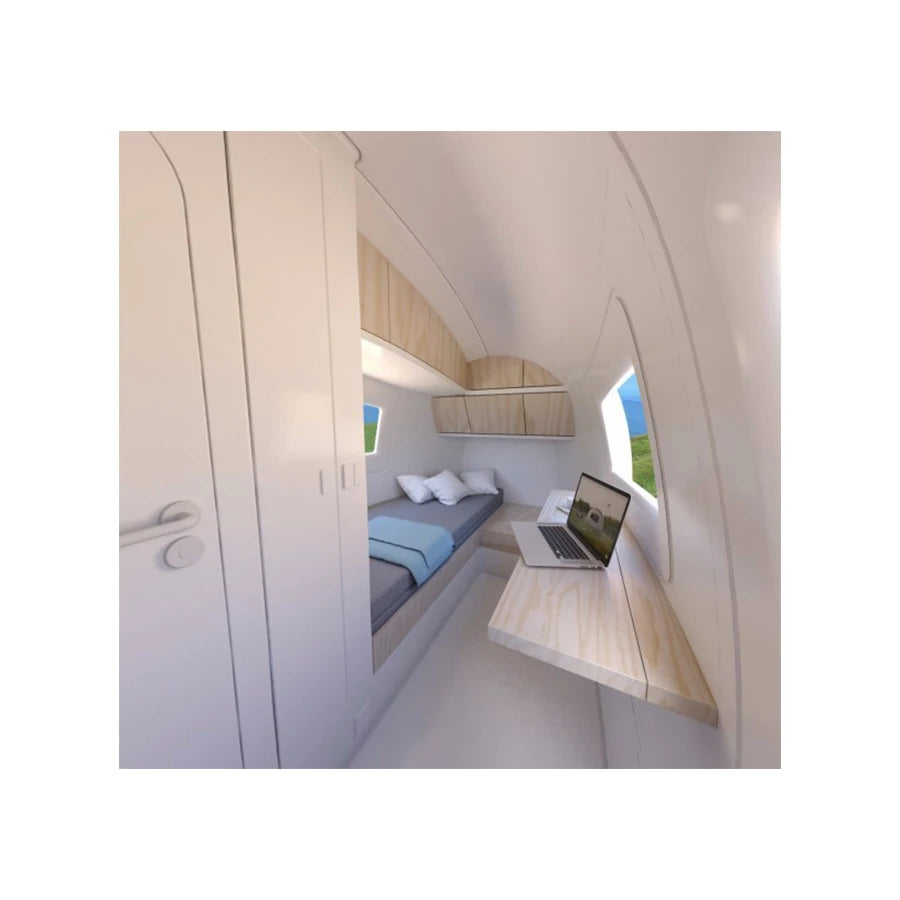 Space Capsule Home Luxury Mobile Homes Long life Safe Customizable Cost effective Easily Movable Comply permit requirements