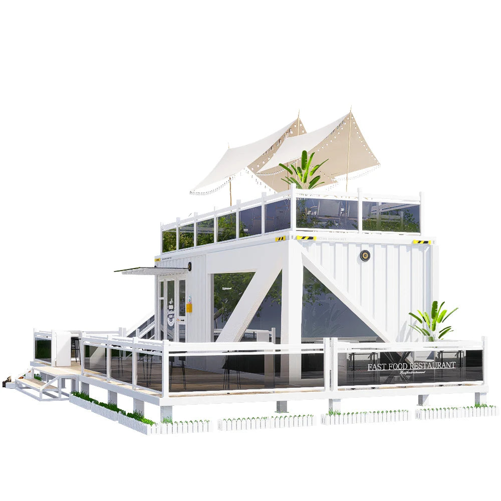 Steel Structure Detachable Prefab Container Homes Mobile Office Forest Hotel 20ft Shipping Container Home Mobile House For Sale