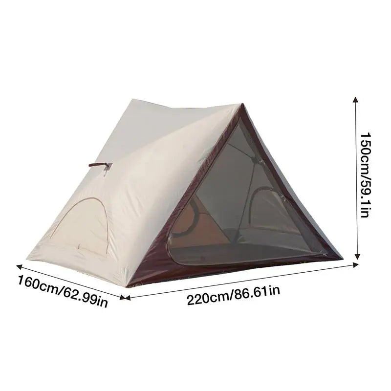 Backpacking Tent Triangular Shade Sunproof Shelter Auto-Open Tents Sunproof Tent Easy Setup Outdoor Shade For Picnicking