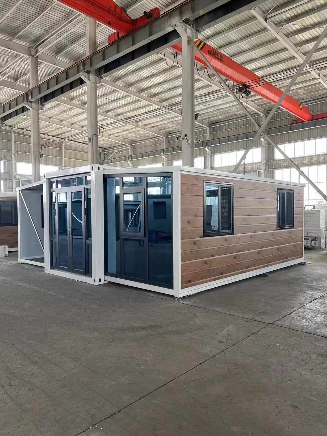 Mobile Home 20ft 40ft Expandable Container House For Construction Site Storage Box Portable Temporary Office Prefab House