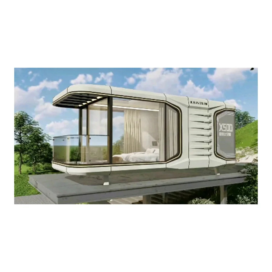 Space Capsule Mobile Home House Multi Room Business Modular  Customizes Thermal Insulation Resort area luxury container homes