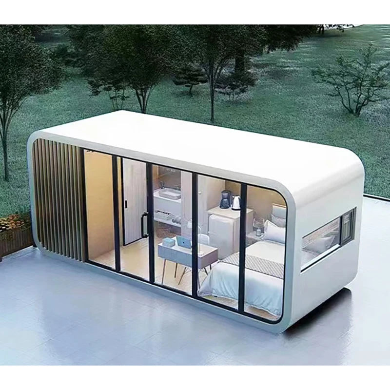 Customization Apple Capsule House Beach Holiday Camp Hotel Brand New Mobile Homes For Sale Shipping Container Luxury Homes